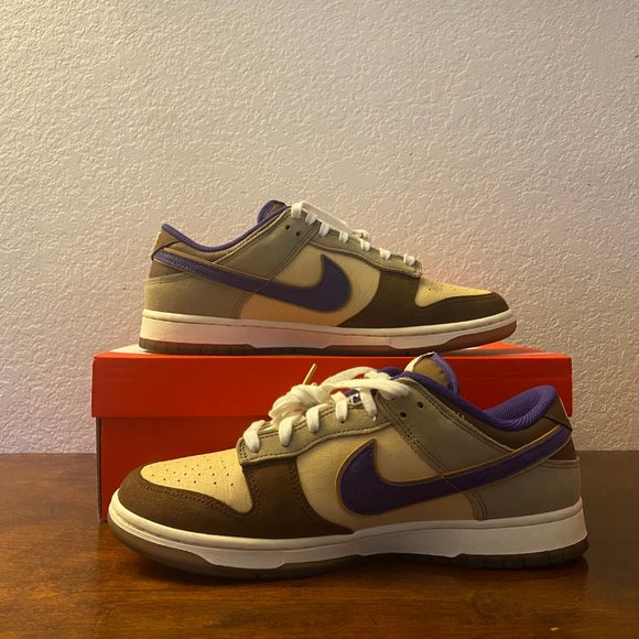 Nike Dunk Low Setsubun Brown Purple Lifestyle Casual Shoes DQ5009-268 Size 10 - Picture 2 of 7